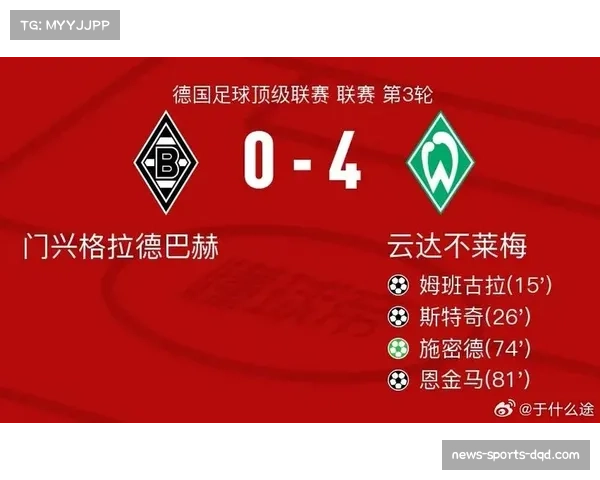 云达不莱梅主场迎战门兴,上半场补时阶段双方各入一球,暂时1-1 云达不莱梅主场迎战门兴,上半场补时阶段双方各入一球,暂时1-1